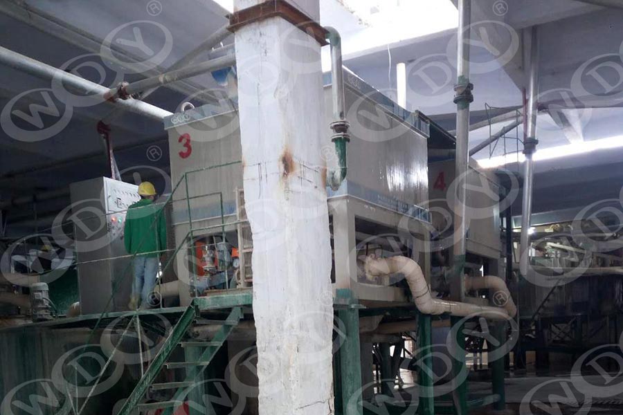 廣東江門(mén)鉀鈉長(zhǎng)石除鐵設(shè)備使用案例