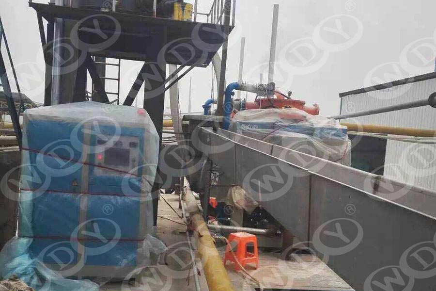 河南安陽陶瓷行業(yè)鈉長(zhǎng)石除鐵設(shè)備使用案例